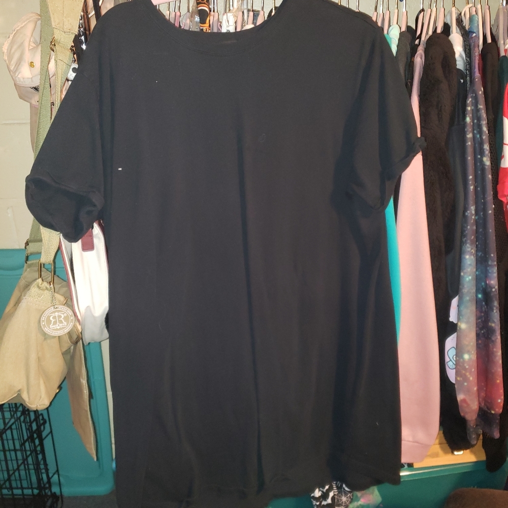 Black tee shirt dress